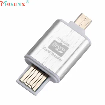 

Mosunx Advanced U disk 2In1 Micro SD OTG USB 2.0 Flash Drive Card Reader For Smartphone PC Tablet 1PC