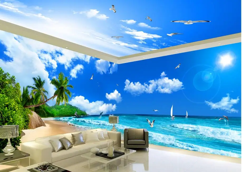 Wallpaper Untuk Ruang Tamu Ruang Seaview Pantai Pohon Kelapa Tema Dekorasi Rumah In Wallpaper Wallpaper Untuk Ruang Tamu Ruang Seaview Pantai Pohon Kelapa Tema Dekorasi Rumah In Wallpaper