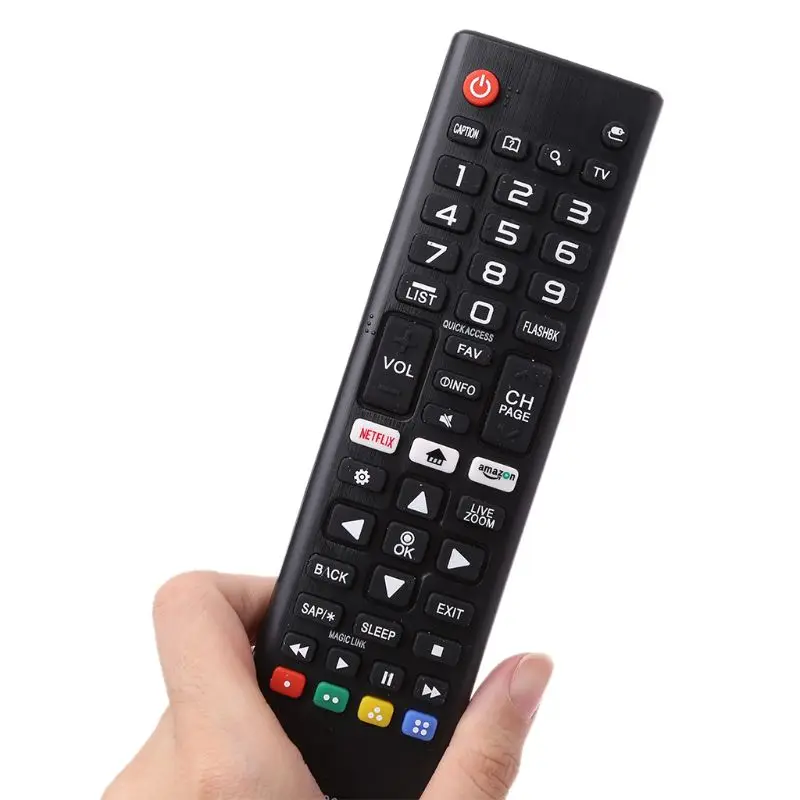 

Remote Control AKB75095307 3V for LG AKB75095303 Led Smart TV 55LJ550M 32LJ550B 32LJ550M-UB Controller Player Replacement Long