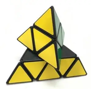 3X3X3 Triangle Pyramid Magic Cube Puzzle cube professional Speed game Cubes fun Educational Toy Gifts For Children Kids 10