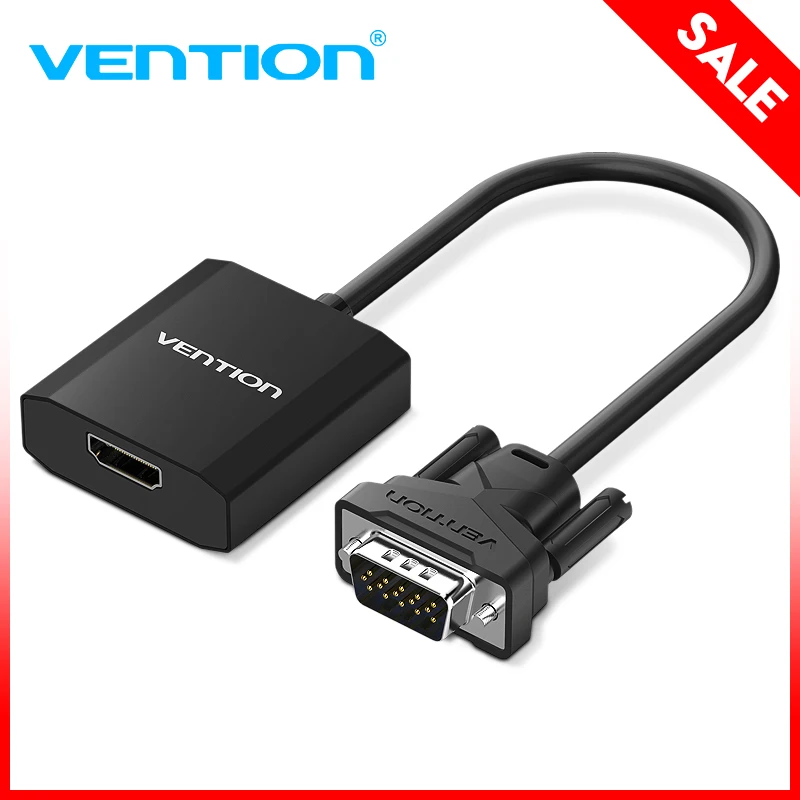 Vention VGA to HDMI Converter Cable Adapter with Audio 1080P VGA HDMI Adapter for PC Laptop to HDTV Projector цена Vention VGA to HDMI Converter Cable Adapter with Audio 1080P VGA HDMI Adapter for PC Laptop to HDTV Projector цены онлайн