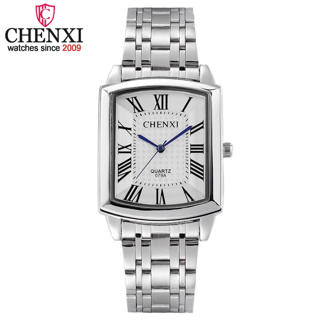 CHENXI Brand Fashion Classic Hot Square Dial Couple Lovers Quartz Wristwatch Del CHENXI Brand Fashion Classic Hot Square Dial Couple Lovers Quartz Wristwatch Del