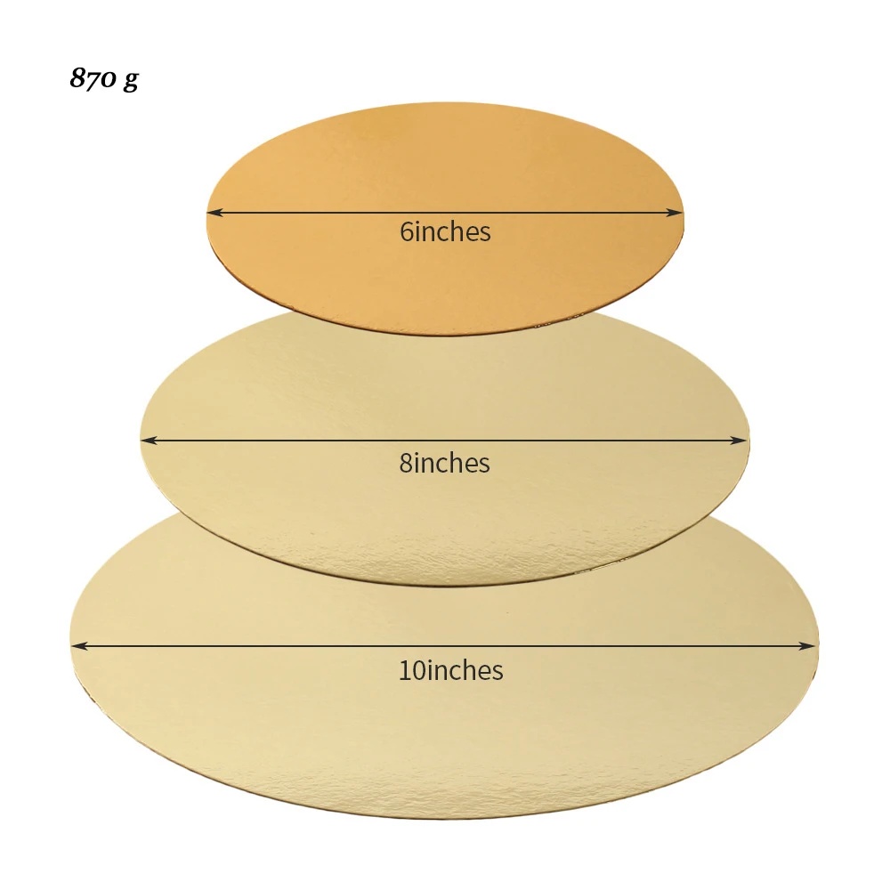 18 шт./компл. 6, 8, 10 дюймов 6 каждого Размеры торт Панели круглая подставка для торта коврик торт круг баз коврик для выпечки круглых Инструменты для тортов