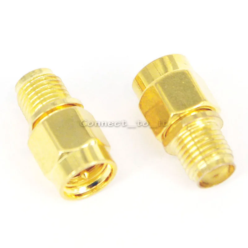 Коаксиальный адаптер RF 10 шт./лот прямой штекер SMA в гнездовой SMA|plug gold|adaptor boxplug dust |