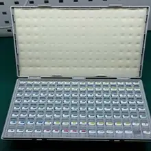 Smt компонентные коробки, пластмассовые коробки, коробки для образцов, пластиковые коробки для компонентов, SK128A