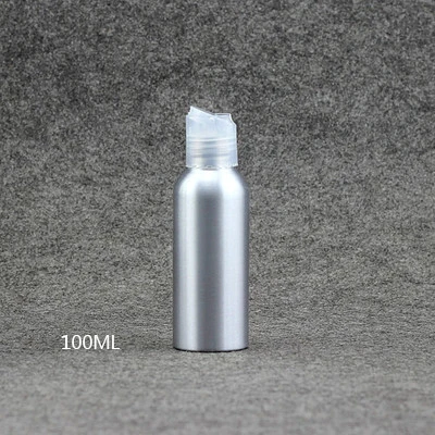 30 мл-500 мл пресс-крышка, алюминиевая бутылка для шампуня, пустой косметический контейнер для лосьона с винтовой крышкой - Цвет: 100ml Clear