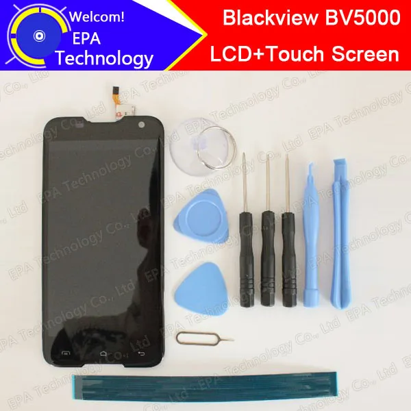100 Original Blackview BV5000 LCD Display Touch Screen 1280X720 5 0inch Assembly For Blackview BV5000 tools