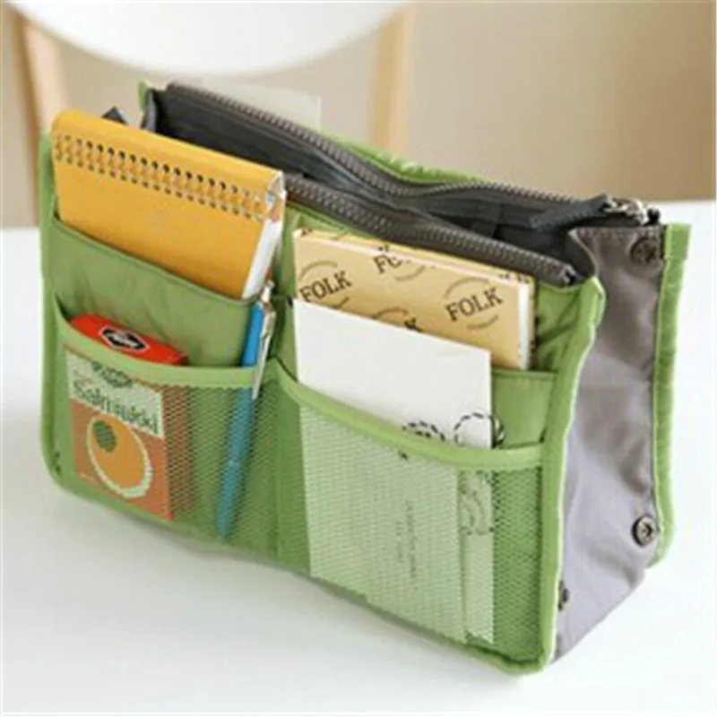 Large Storage Bags Hot Women Purse Handbag Organizer Travel Bag Large Storage Bags Hot Women Purse Handbag Organizer Travel Bag Insert Liner Cosmetic Maleta De Maquiagem Free Shipping In Cases From
