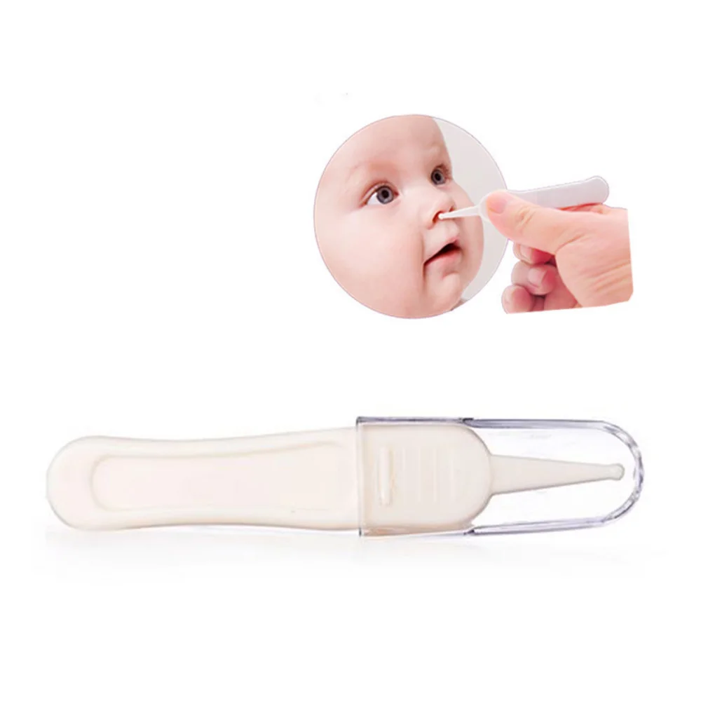5 шт. уход за ребенком ушной Нос пупка пинцеты для чистки безопасные пинцеты пластиковый очиститель клип