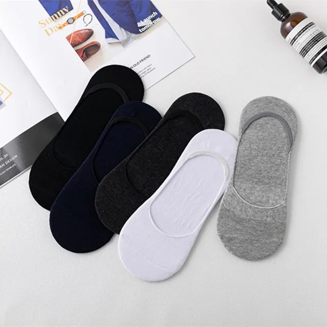 

5 Pairs Women's Short Socks Solid Black/White Female Low Cut Ankle Sock Summer Spring Girl Simple Cotton Sock Drop Shipping