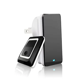

New TS-K108W11 Simple Design Home Wireless Door Bell Doorbell Energy Saving Adjustable Sound Volume Door Bell Black US/EU/UK