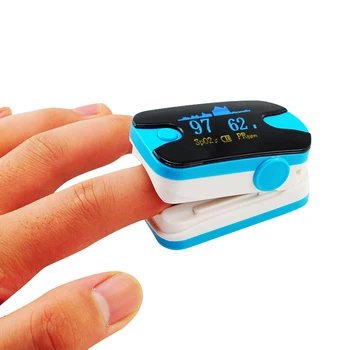 

Blue 4 Directions pulse oximeter OLED display pulsioximetro SPO2 PR oximetro de dedo 6 Modes Oximeters
