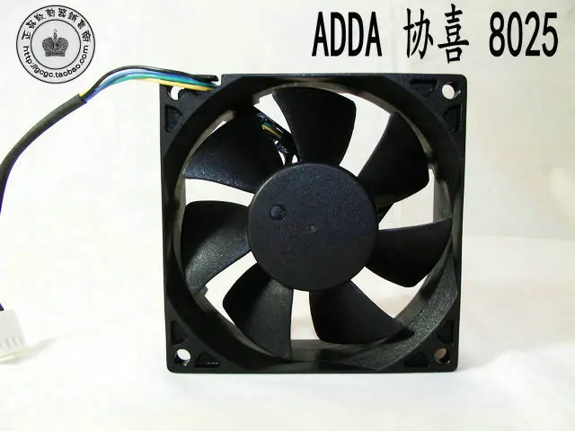 Вентилятор охлаждения для ADDA AD0812UX A7BGL 8 см 8025 80*80*25 мм 12 В 0.33A 4pin Hypro pwm axial case|fan guard|fan