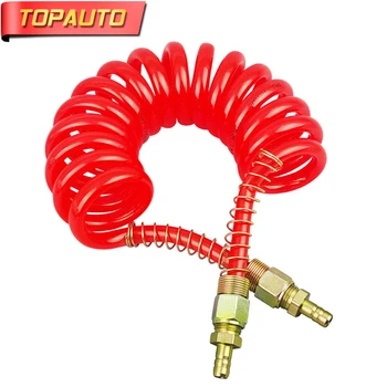 

3M long polyurethane PU air compressor hose flexible pneumatic tool with connector spring spiral tube for compressor tools