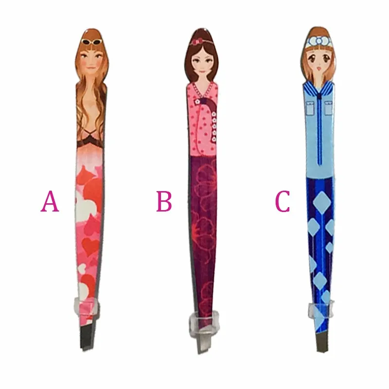 

1PC Professional Makeup Eyebrow Tweezers for ladies Stainless Steel Makeup Tweezer Clipper Women Beauty Tool