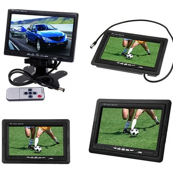 

7 Inch TFT LCD Car Rear View Monitor DVD VCR for Reverse Backup Camera 7" Rearview Display Monitor Screen Auto Video Equipment