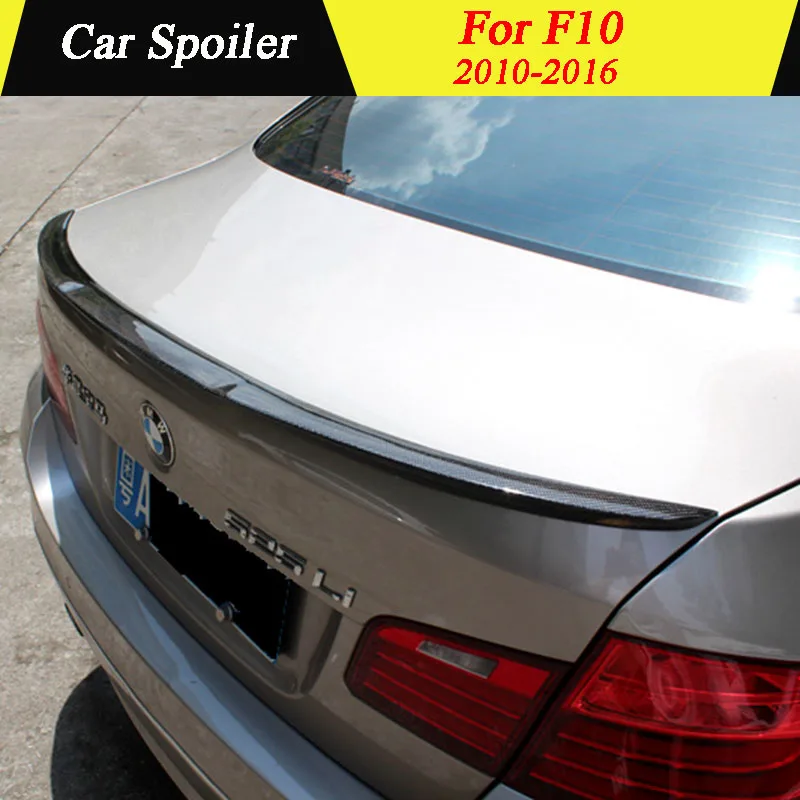 

Carbon Fiber M4 Style Black Car Tail Wing Decoration Rear Trunk Spoiler For BMW F10 2010 2011 2012 2013 2014 2015 2016