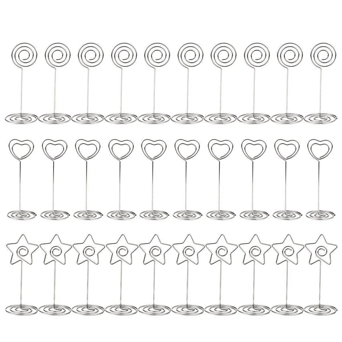 30 упаковок расположение столиков держатель карты, 3,3 дюймов настольная линия сердце кольцо созвездие логотип расположение визитная