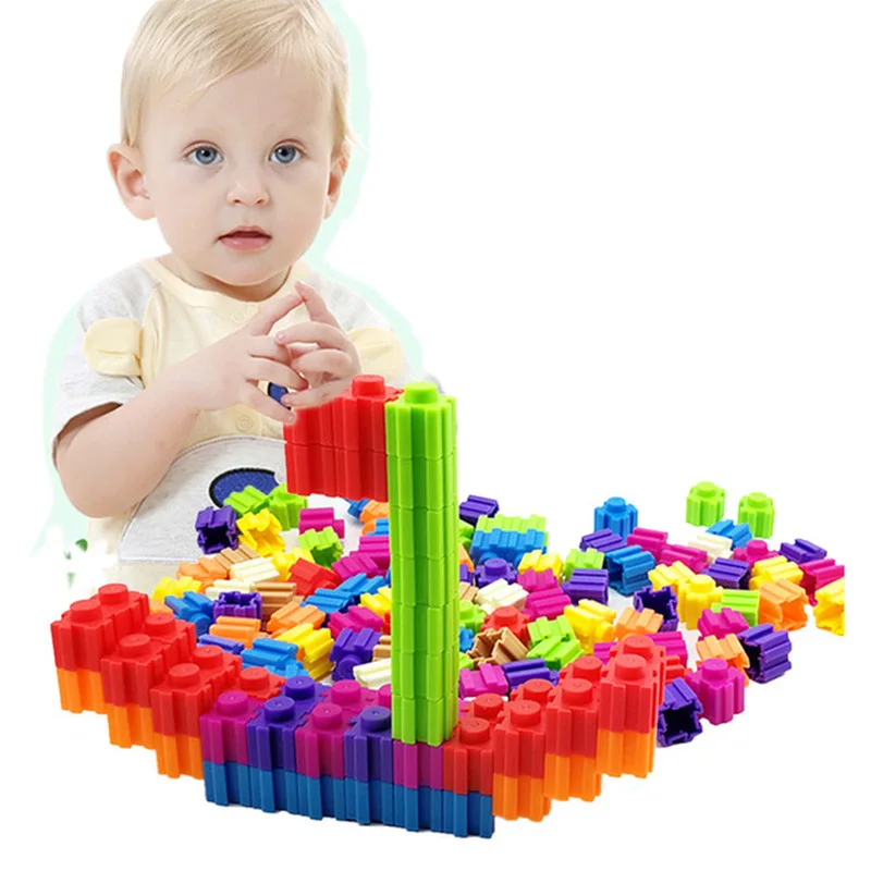 

Creative Model Building Blocks Children Creative Building Blocks Toys Colorful Building Blocks Kids Stacked Learning Educational