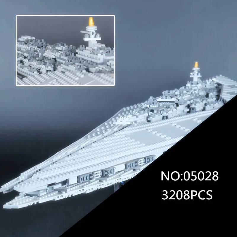 

05028 Star Execytor Super Star set Destroyer Model Educational Building Kit Block Brick Compatible 10221 War Toy