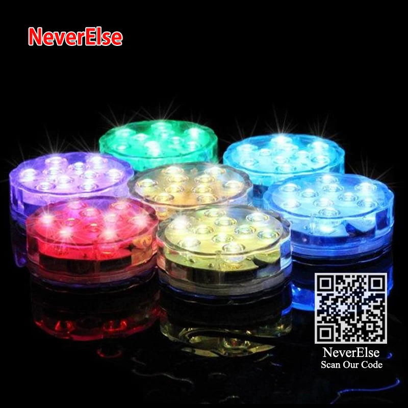 Светодиодсветильник лампа RGB с изменением цвета погружная для вазы