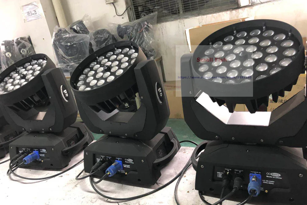 Movendo a Cabeça Sensível ao Toque com 16 4 Pçs e lote Zoom Lavagem Levou Leve 36x15 w Rgbwa 5in1 Tela Canais dj Disco Iluminação Cénica Dmx Controlador 18 A Cabeça Leve 36x15 w RGBWA 5IN1