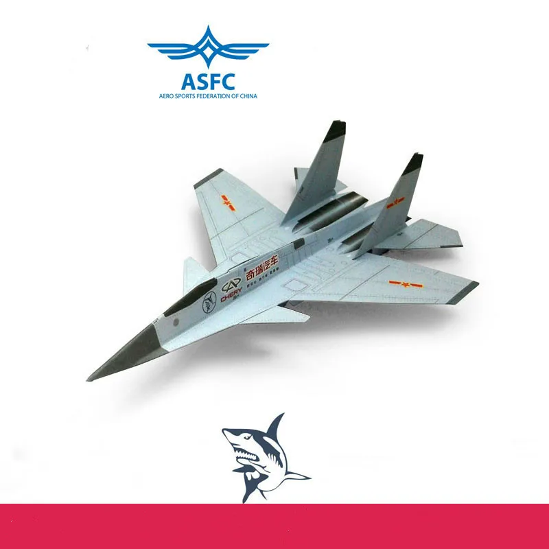 

1:82 DIY 3D American Jian-15 Fighter Plane Aircraft Paper Model Assemble Hand Work Puzzle Game DIY Kids Toy