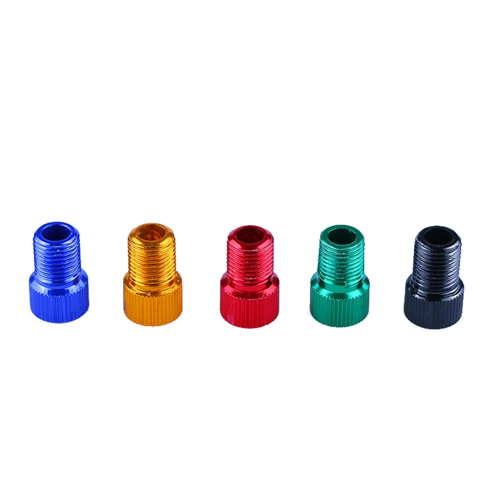 

5Pcs Bicycle Valve Adapter Convert Bike Valve Stem Cap Tube Pump Tools Bike Valve Adapter Convert Bicycle Accessories