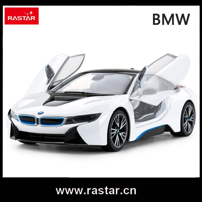 RASTAR Лицензия автомобиля дистанционного управления 1:14 масштаб BMW i8 RC автомобиль открытых дверей ручной дистанционного дрейф автомобиль 71010