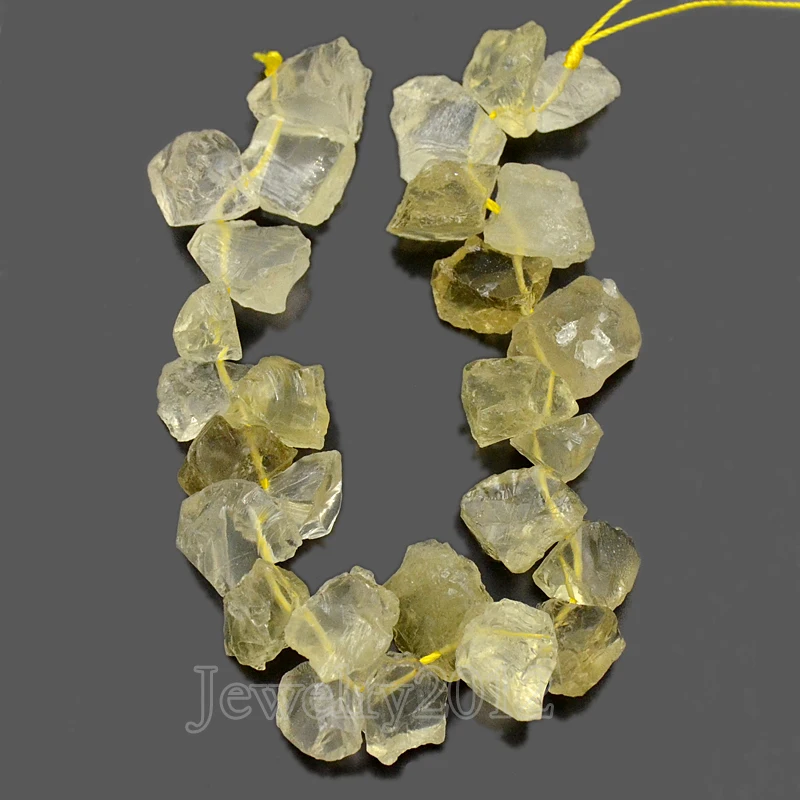 004-1a Lemon Quartz Side Drilled