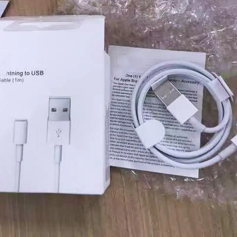 

10pcs/lot OD 3.0mm USB Data Sync Charger Cable With aluminum foil Braided Charging Cable For iPhone Xs 8 7 6s plus with box