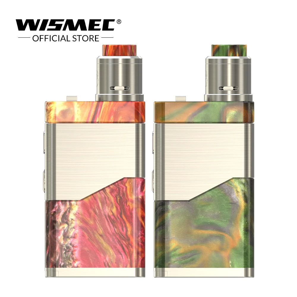 Оригинальный комплект WISMEC LUXOTIC NC Dual 20700 250 Вт с гильотинной V2 RDA Premade Clapton катушка 0 28