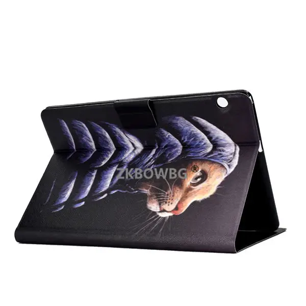 Модный принт из искусственной кожи чехол для huawei MediaPad T5 10 AGS2-W09 AGS2-L09 AGS2-L03 10,1 ''Tablet Флип покрытие для сумки мешок