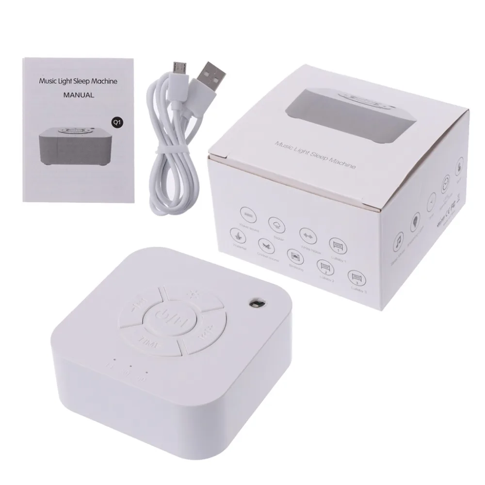 Hot Item Noise-Machine Timed Office White Adult Baby Rechargeable Sleeping--Relaxation USB  KynORdeE