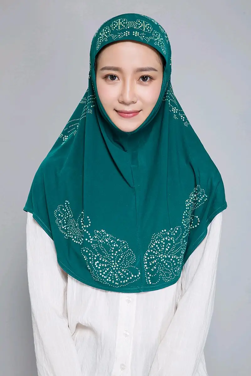 

H1160 latest muslim hijab with rhinestones,women's headwrap,muslim scarf,fast delivery