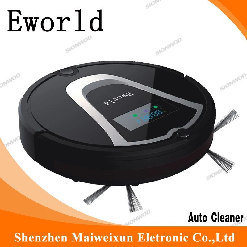 Eworld M884 Short PetHair Robotic Vacuum Cleaner With Mop Robot Remote Controler Fregasuelos For House Cleaning Floor | Бытовая техника