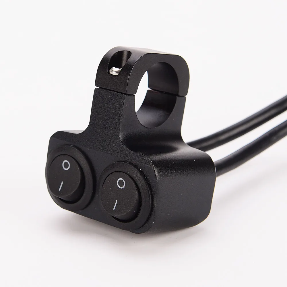 Motorcycle 12v 10A CNC aluminium alloy on off rocker Switches for 1