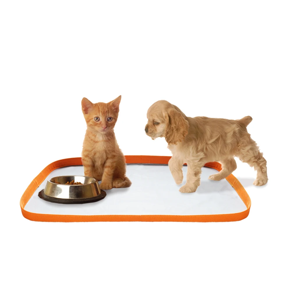 Buy Heavy duty waterproof cat food feeder tray