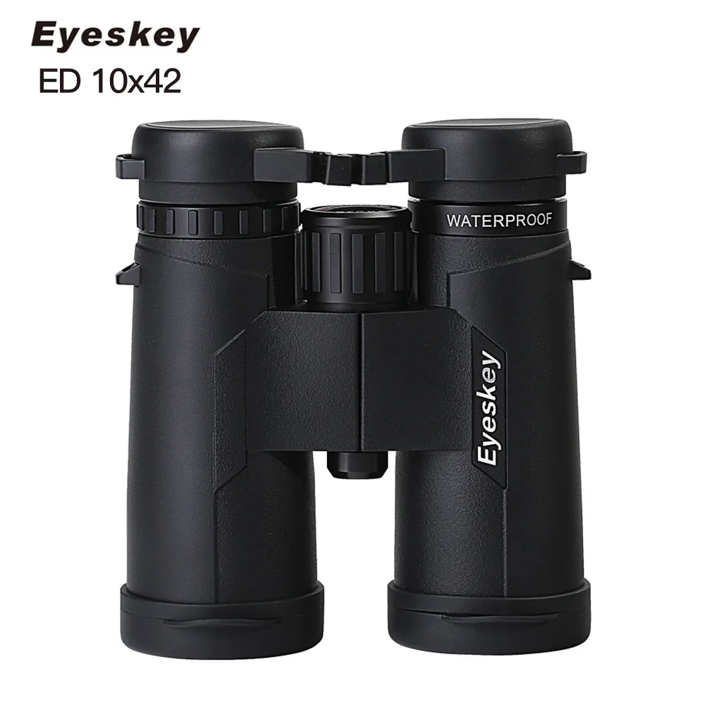 Eyeskey ED 10x42 Водонепроницаемый бинокль SMC покрытие Bak4 Prism Оптика Золотой увеличение телескоп для кемпинга охота