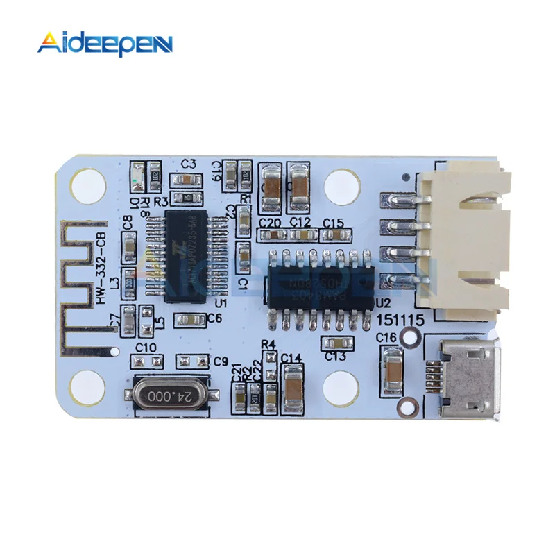 DC 5V 3W + микро USB беспроводной Bluetooth 4 0 модуль аудио приемник устойчивый цифровой
