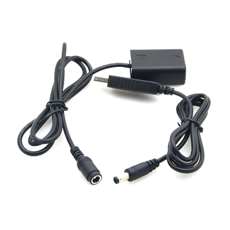 Np Fw50 муляж батареи с блоком питания постоянного тока (5 В 2 а) Usb адаптер для Sony A7R A7