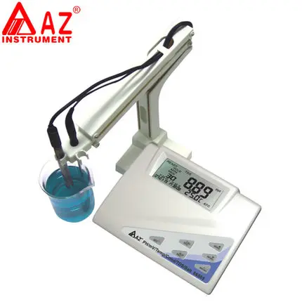 

AZ86505 multiparameter Water Quality Monitor Detector For TDS Tester Benchtop PH ORP TDS Conductivity Salinity Tester Meter