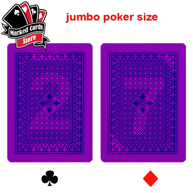 2 или 4 колоды Magic Fournier 818 светящиеся маркированные карты для чтения с