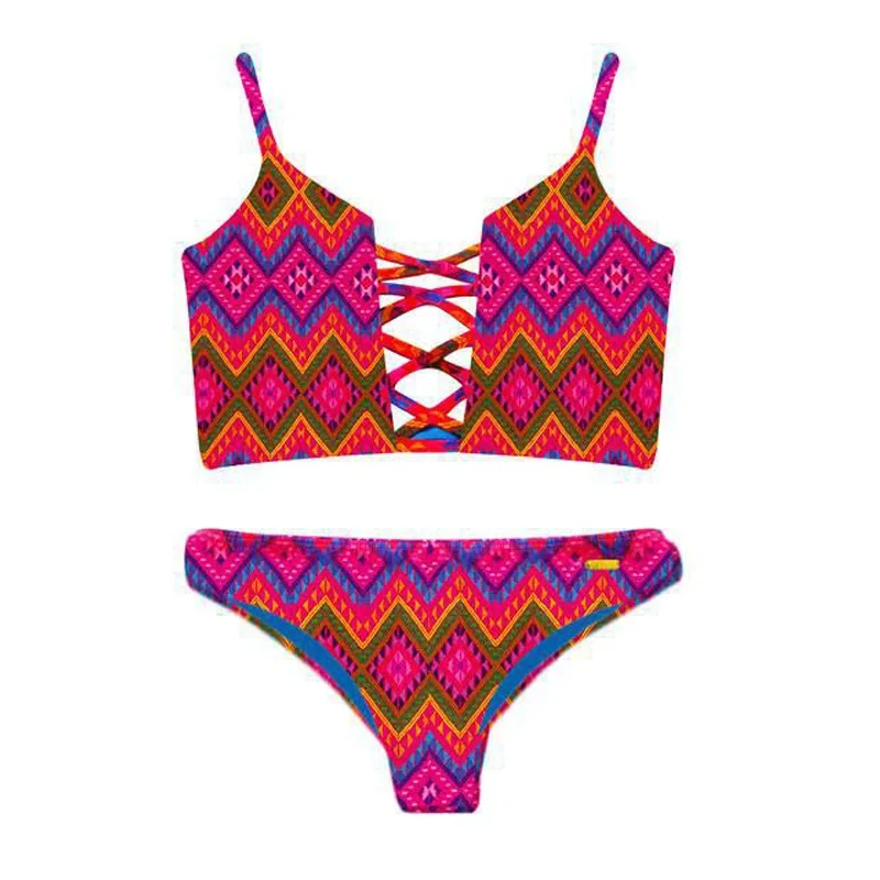 Женский купальник бикини с пуш апом фиолетового и красного цветов|swimwear girl|swimwear