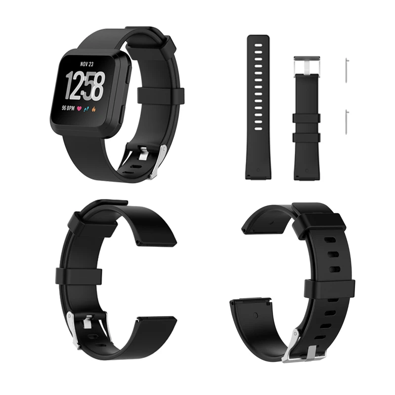 Силиконовый Браслет для Fitbit Versa 2 Smart Watch Band спортивный браслет ремень на Fit bit Versa Lite Versa2 Кожа Замена