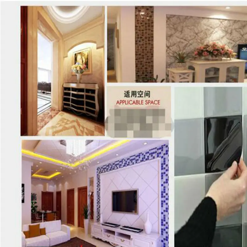 Aliexpress.com : buy fancy fix vinyl 3d wall tile peel and stick ...