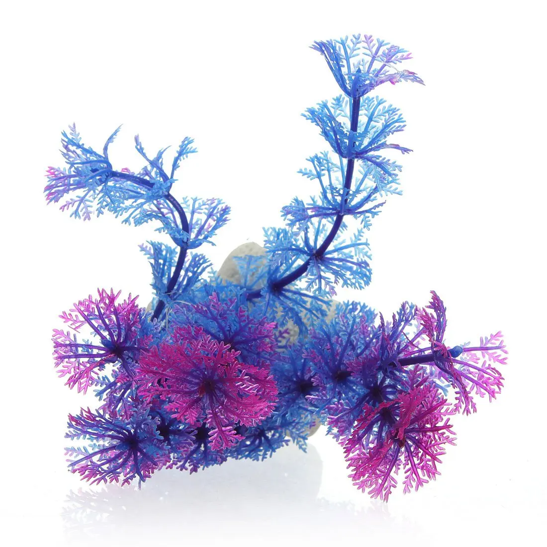 11cm Artificial Plastic Water Plants Fish Tank Aquarium Decoration Purple Bluein Artificial