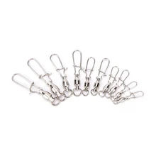 20 шт.#1-5 инструменты из нержавеющей стали шариковый вертлюг с твердым кольцом рыболовный поворотный Прокат поворотный разъем