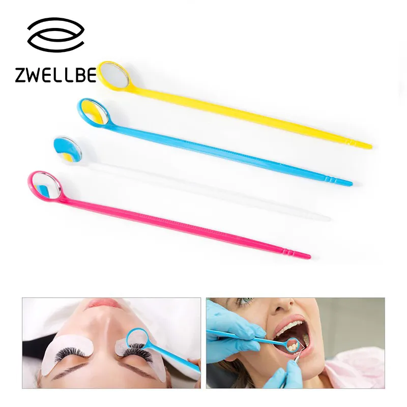 

Mirror For Checking Eyelash Extension Portable Dental Instruments Applying Eyelash Tools Teeth Tooth Mouth Cleaning Tools