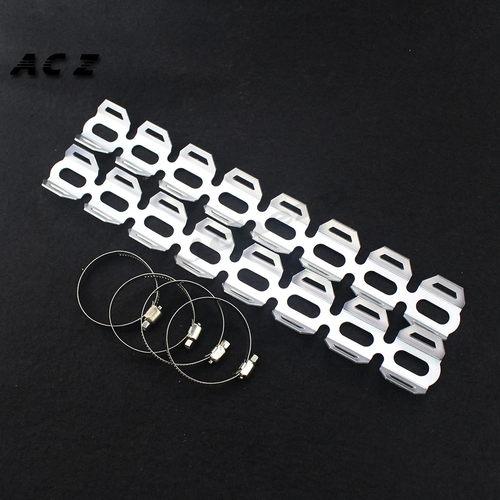 ACZ Motorcycle Parts Exhaust Muffler Pipe Heat Wrap Shield Cover Guard